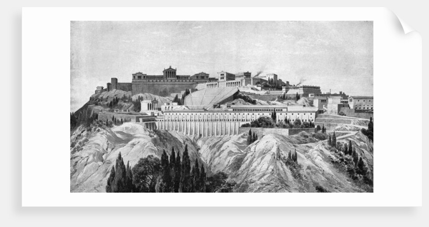 The Acropolis of Pergamon by O Schulz