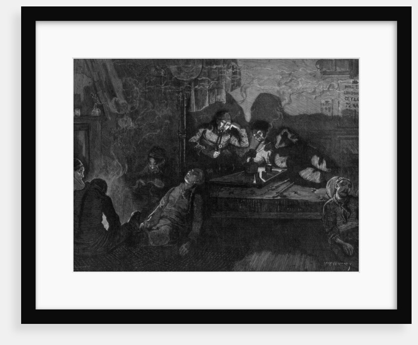 Opium smoking in the East End of London by WB Murrey