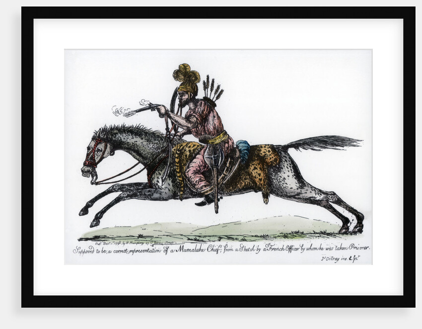 Mameluke chief by James Gillray