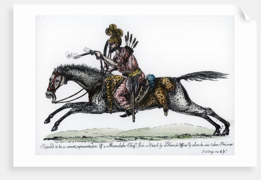 Mameluke chief by James Gillray