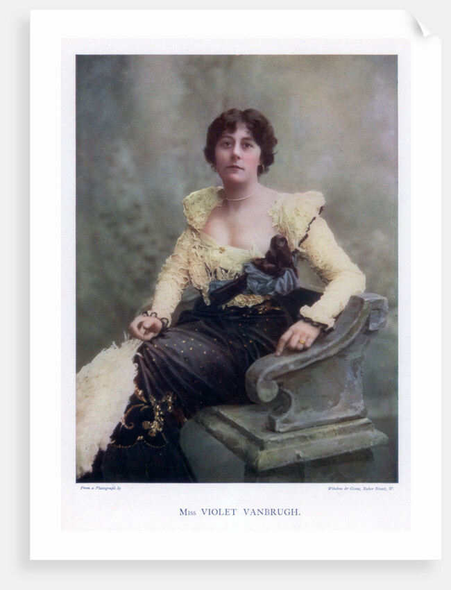 Violet Vanbrugh, English actress by Window & Grove