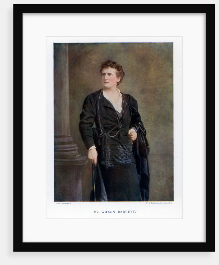 Wilson Barrett, English actor, manager, and playwright by W&D Downey