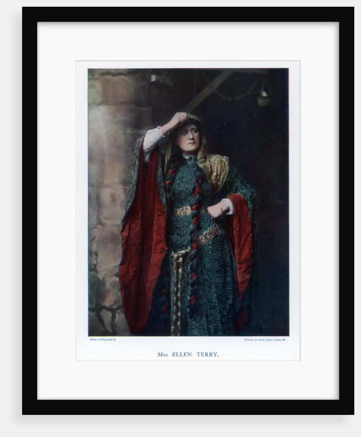 Dame Ellen Terry, English stage actress by Window & Grove