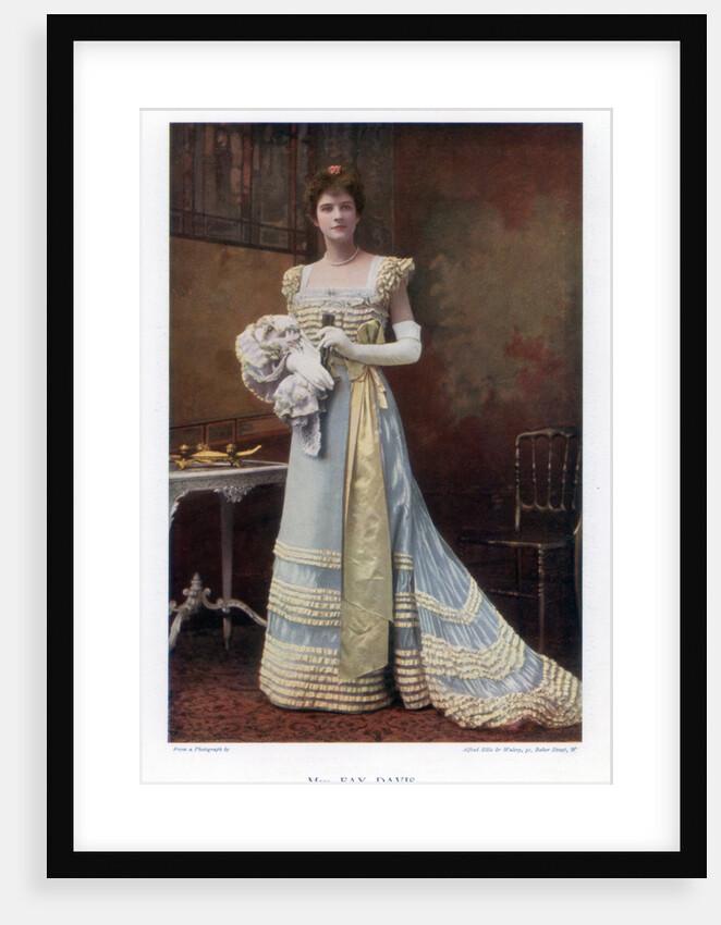 Fay Davis, American stage actress by Ellis & Walery