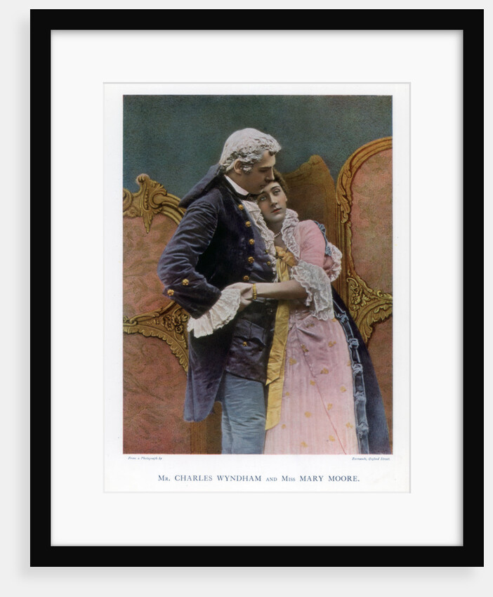 Charles Wyndham and Mary Moore, English actors by Barraud
