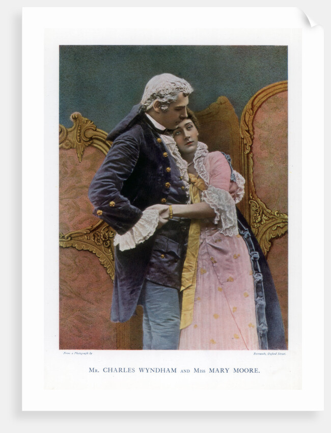 Charles Wyndham and Mary Moore, English actors by Barraud