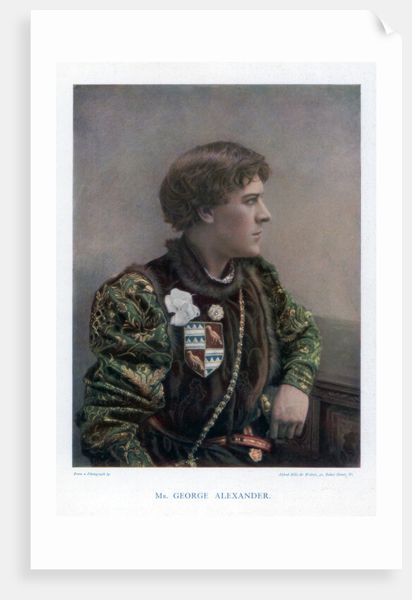 Sir George Alexander, English actor and theatre manager by Ellis & Walery