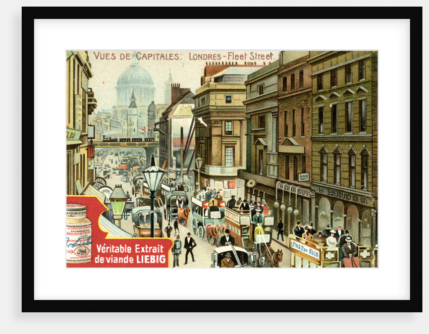Views of Capitals: Fleet Street, London by Anonymous