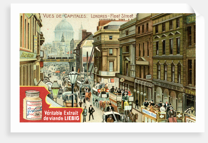 Views of Capitals: Fleet Street, London by Anonymous