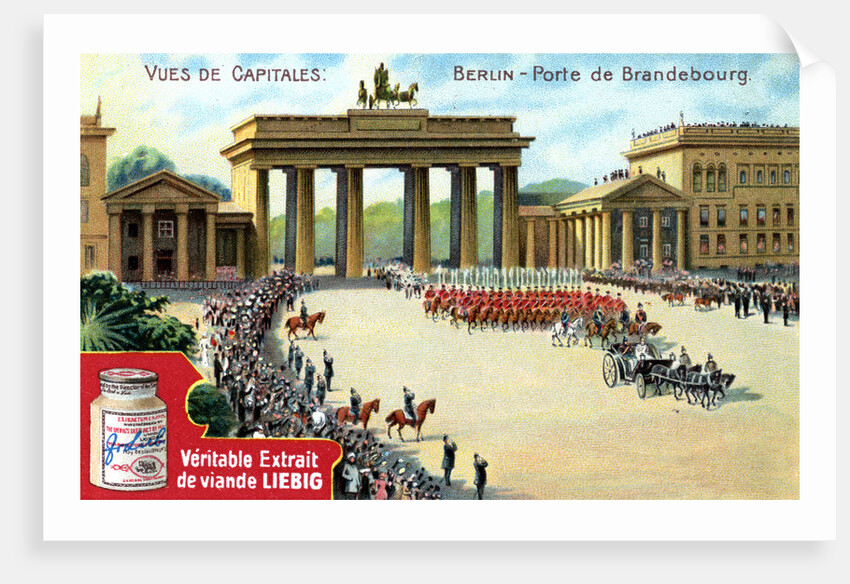Views of Capitals: Brandenburg Gate, Berlin by Anonymous