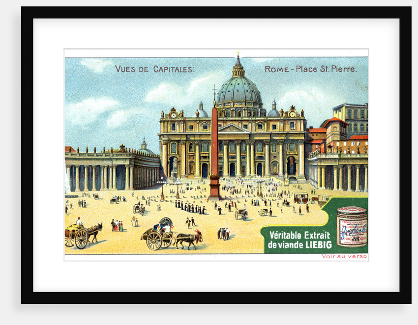 Views of Capitals: St Peter's Square, Rome by Anonymous