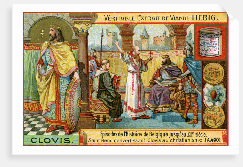 Episodes in the history of Belgium up until the 13th century: King Clovis I by Anonymous