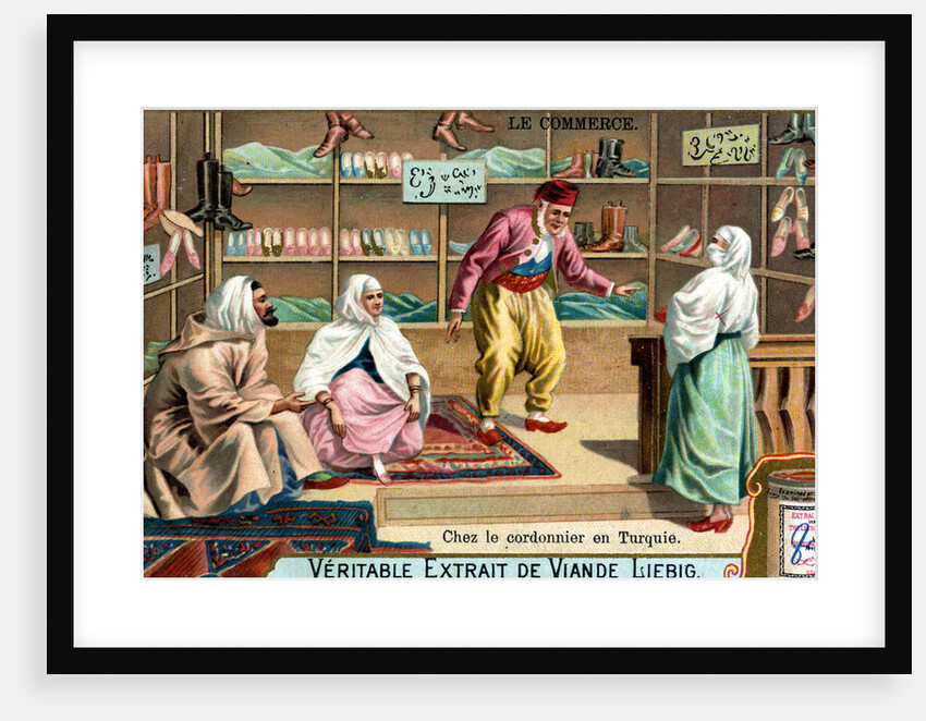 At a shoemaker's in Turkey by Anonymous