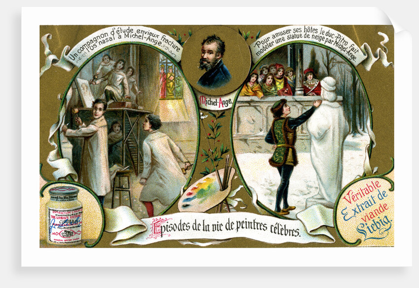 Episodes of the Life of Famous Painters: Michelangelo by Anonymous