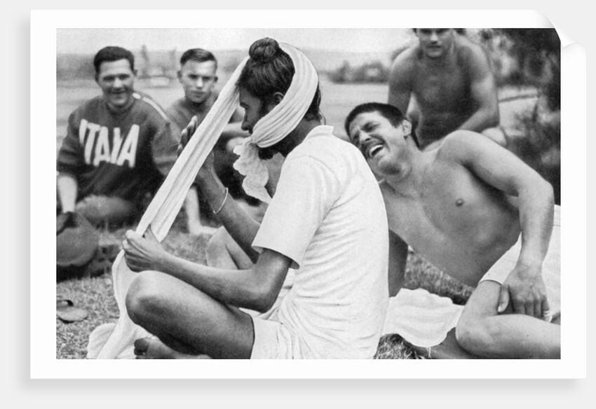 Indian Sikh athlete, Berlin Olympics by Anonymous