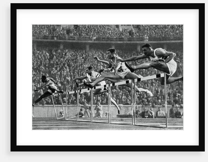 Forrest Towns, American Olympic champion in the 110 metres hurdles by Anonymous