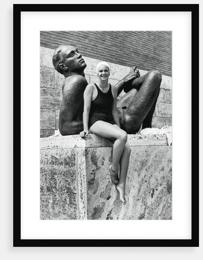 Jeanette Campbell, Argentine swimmer, Berlin Olympics by Anonymous