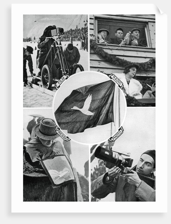 The media in action, Winter Olympic Games, Garmisch-Partenkirchen, Germany by Anonymous
