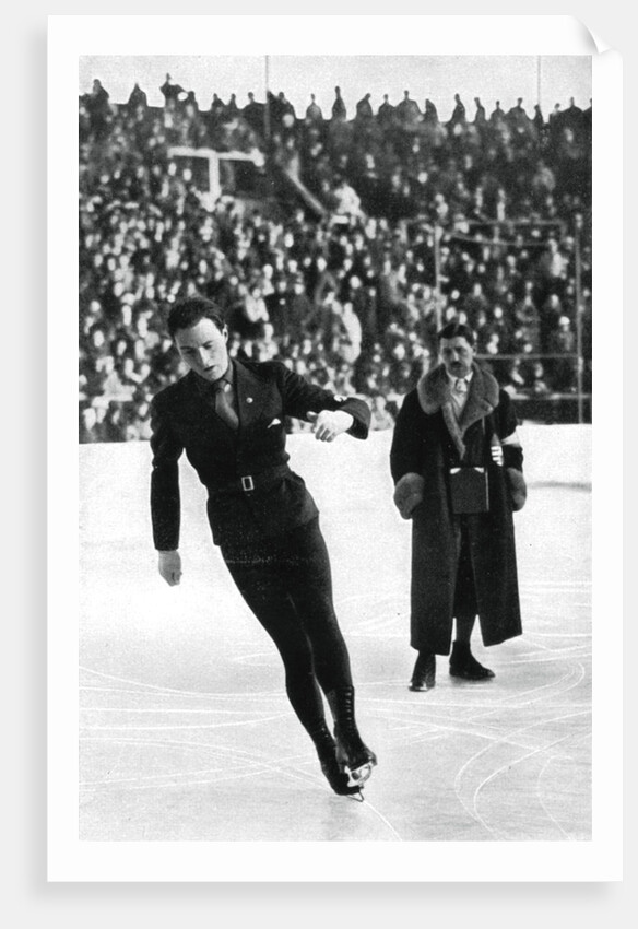 Karl Schäfer, Austrian figure skater, Winter Olympic Games, Garmisch-Partenkirchen, Germany by Anonymous