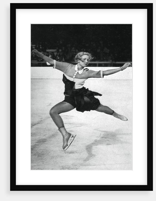 Vera Hrubá, Czech figure skater, Winter Olympic Games, Garmisch-Partenkirchen, Germany by Anonymous