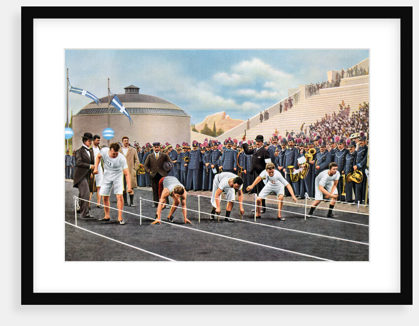 100 metres sprint race at the Olympic Games, Athens by Anonymous