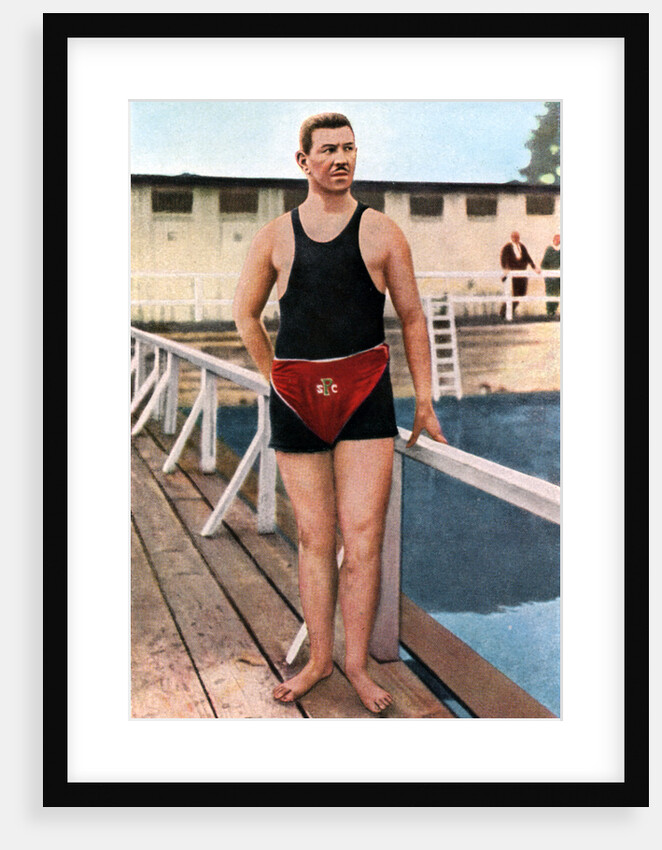 Emil Rausch, Geman swimmer, Olympic Games, St Louis, USA by Anonymous