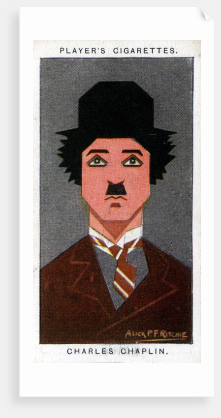 Charlie Chaplin, British film actor and director by Alick P F Ritchie