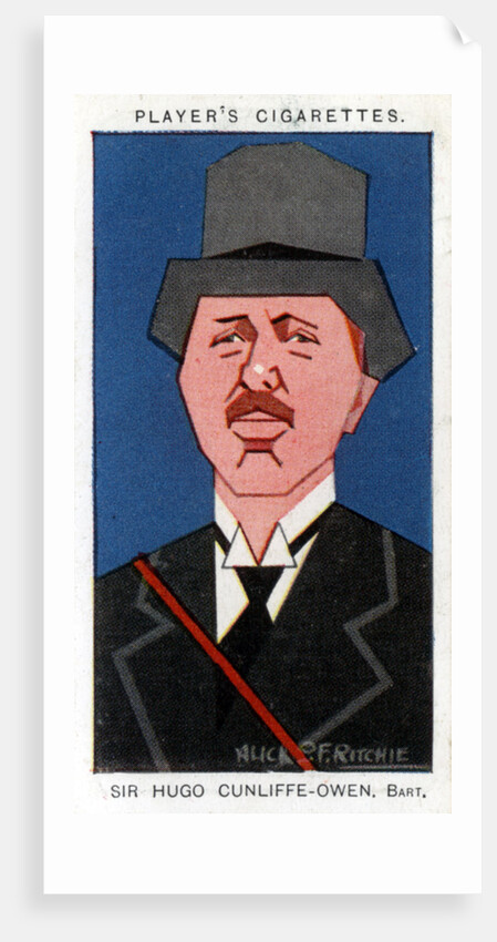 Sir Hugo Cunliffe-Owen, British businessman by Alick P F Ritchie