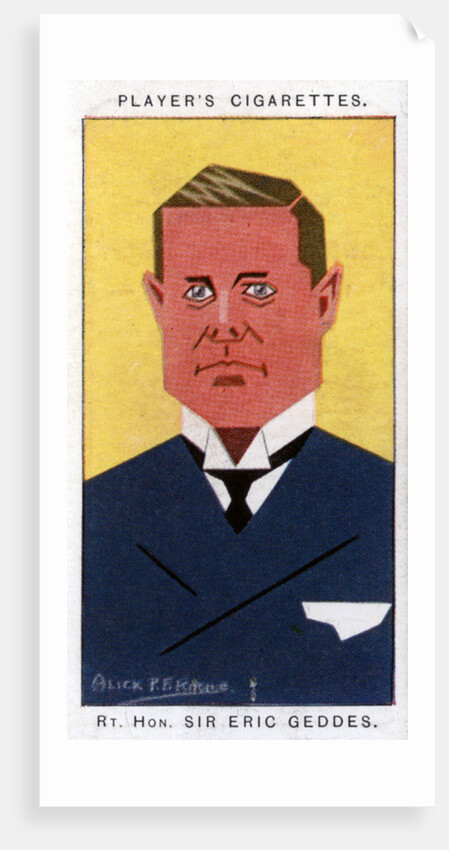 Sir Eric Campbell Geddes, British politician by Alick P F Ritchie