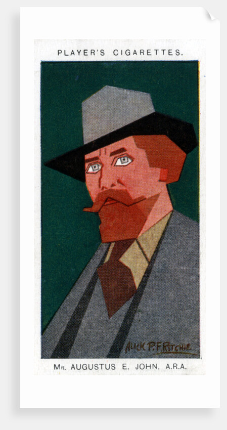 Augustus John, British painter by Alick P F Ritchie