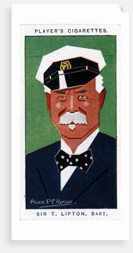 Sir Thomas Johnstone Lipton, 1st Baronet, British grocer and yachtsman by Alick P F Ritchie