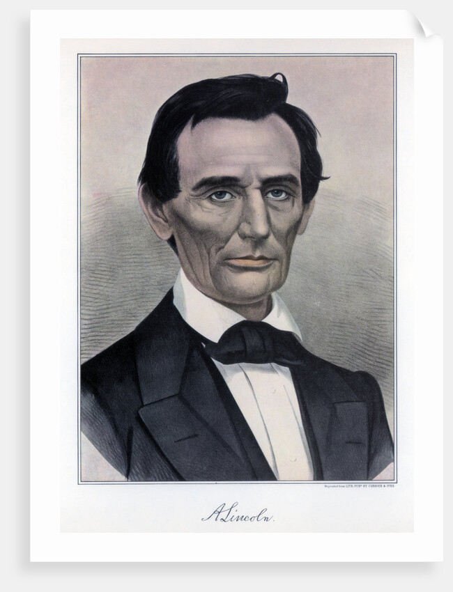 Abraham Lincoln, sixteenth President of the United States by Currier and Ives