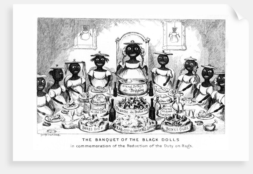 The Banquet of the Black Dolls by George Cruikshank
