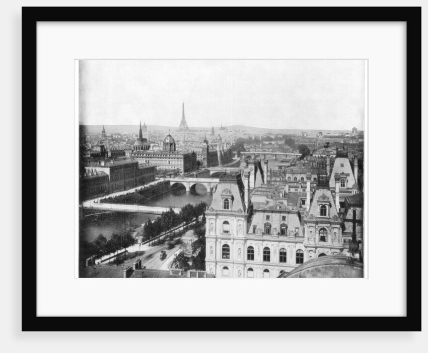 Panorama of Paris, France by John L Stoddard