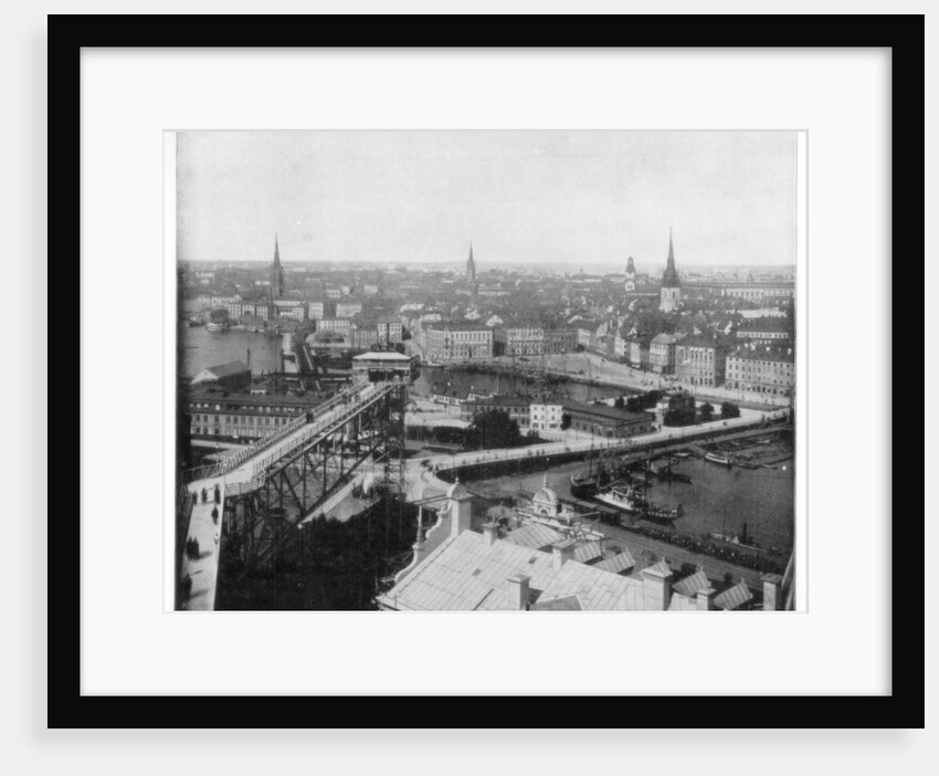 Panorama of Stockholm, Sweden by John L Stoddard