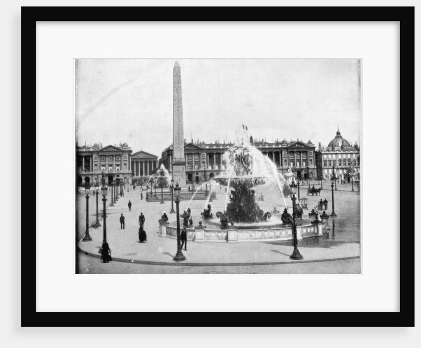 Place de la Concorde, Paris by John L Stoddard