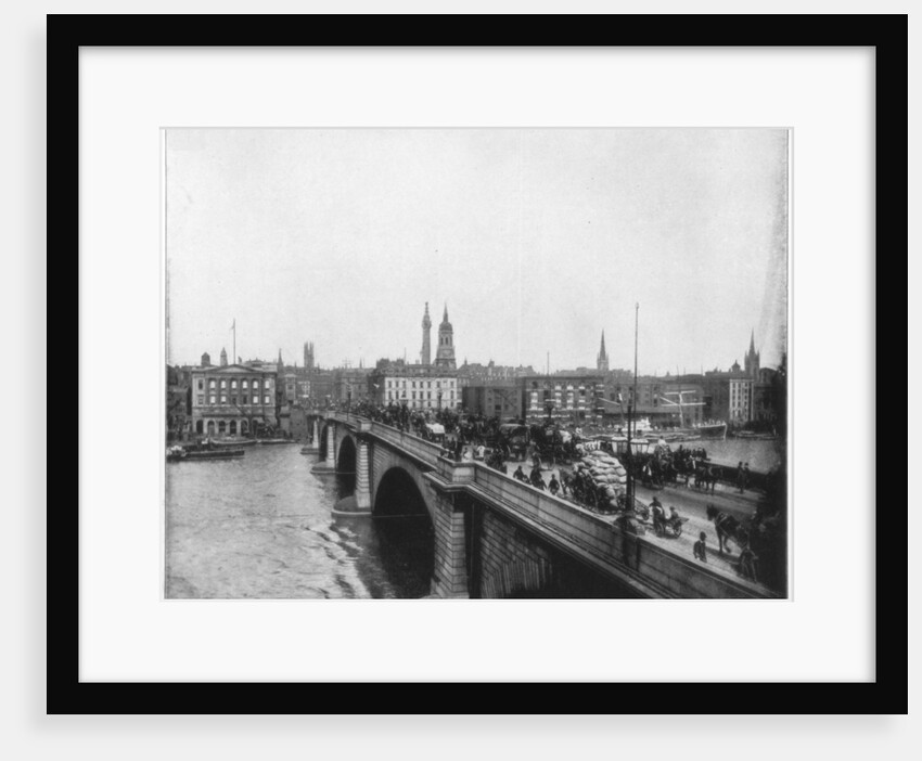 London Bridge, London by John L Stoddard