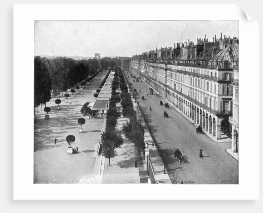 Rue de Rivoli, Paris by John L Stoddard