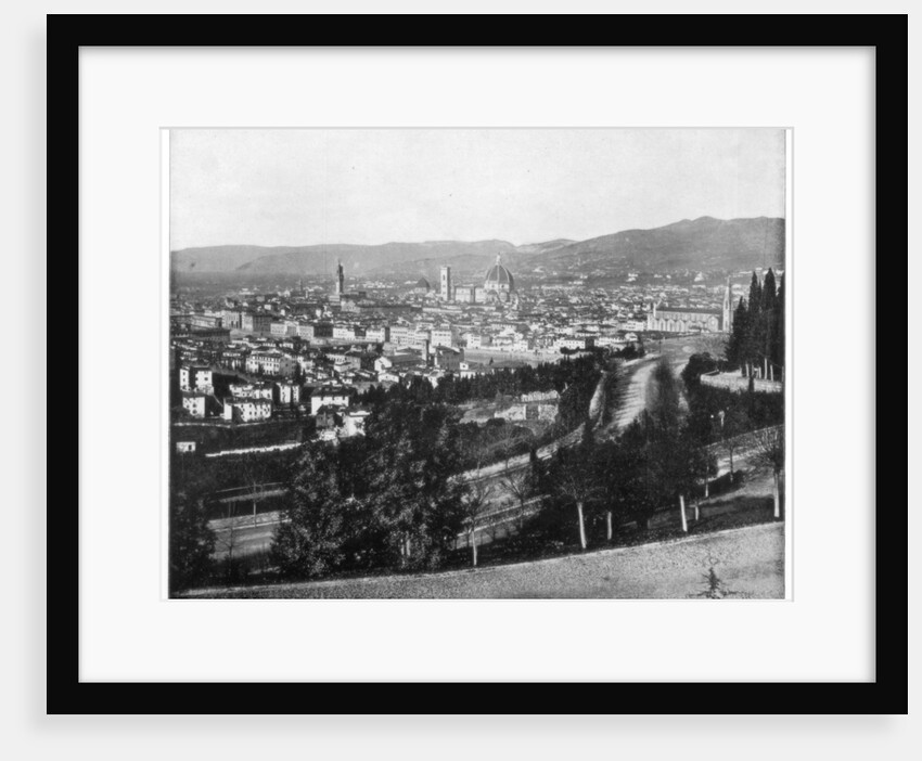 Panorama of Florence, Italy by John L Stoddard
