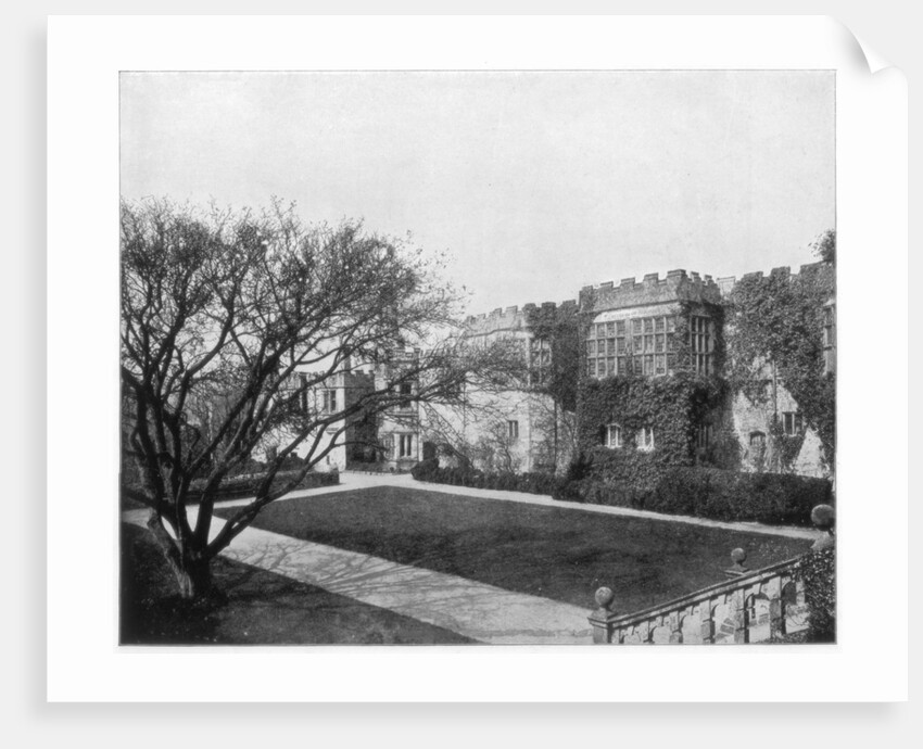 Haddon Hall near Bakewell, Derbyshire, England by John L Stoddard