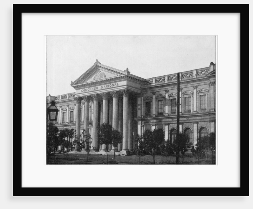 National Congress, Santiago, Chile by John L Stoddard