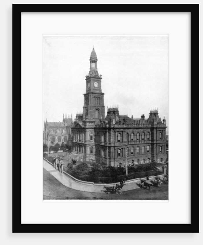Town Hall and Square, Sydney, Australia by John L Stoddard