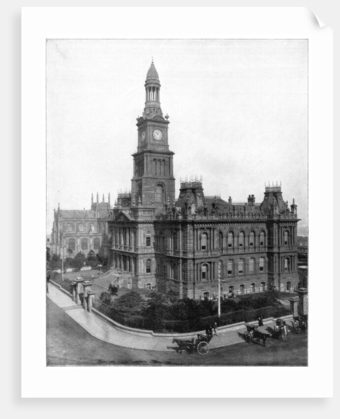 Town Hall and Square, Sydney, Australia by John L Stoddard