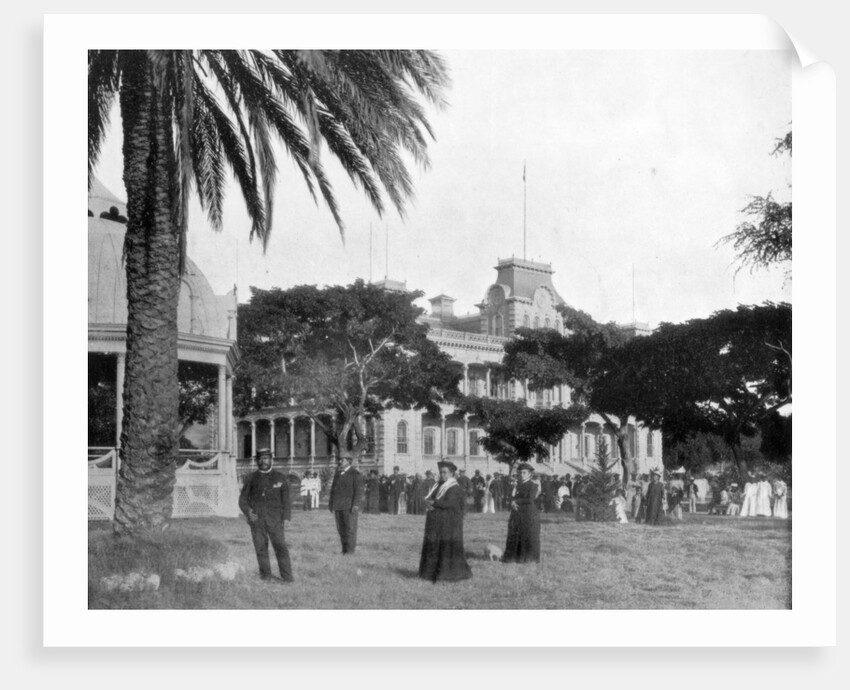 Royal Palace, Honolulu, Sandwich Islands by John L Stoddard