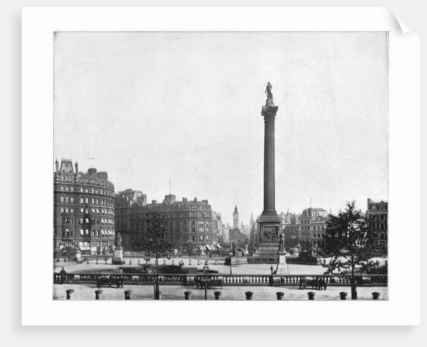 Trafalgar Square, London by John L Stoddard