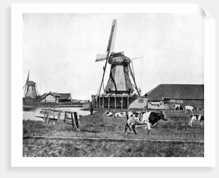 Dutch windmills, Holland by John L Stoddard