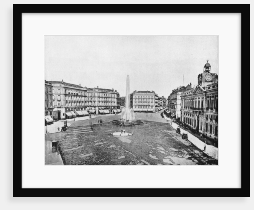 Puerta Del Sol, Madrid, Spain by John L Stoddard
