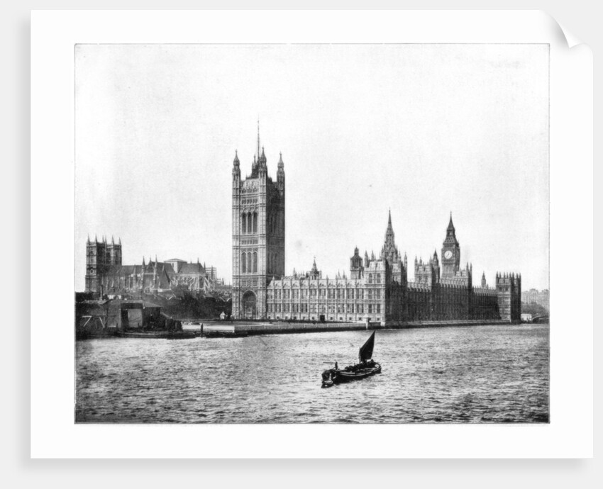 Houses of Parliament, London by John L Stoddard