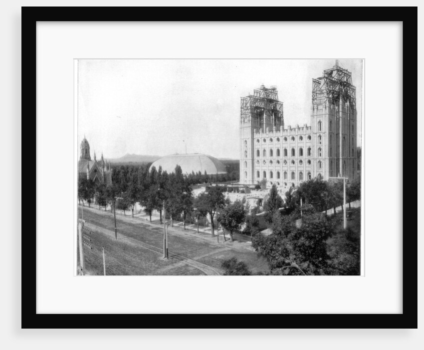 New Mormon Temple, Salt Lake City, Utah by John L Stoddard