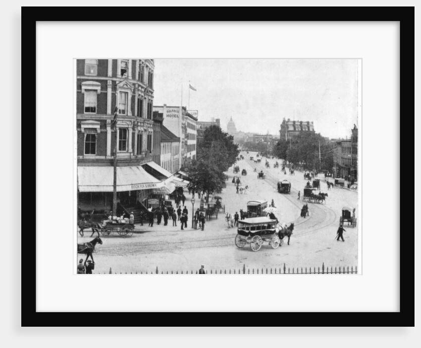 Pennsylvania Avenue, Washington DC by John L Stoddard